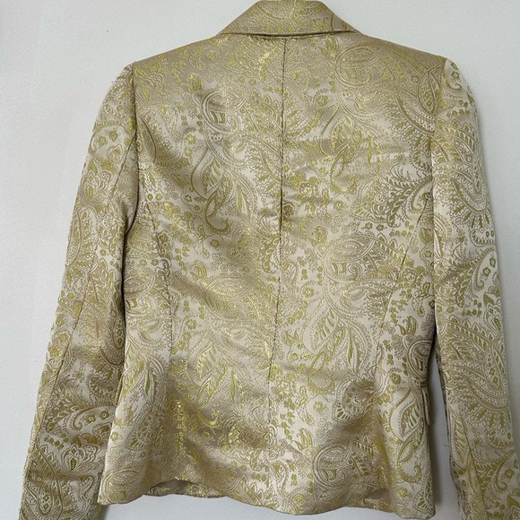 Magaschoni silk paisley blazer, size 2 - Picture 12 of 13